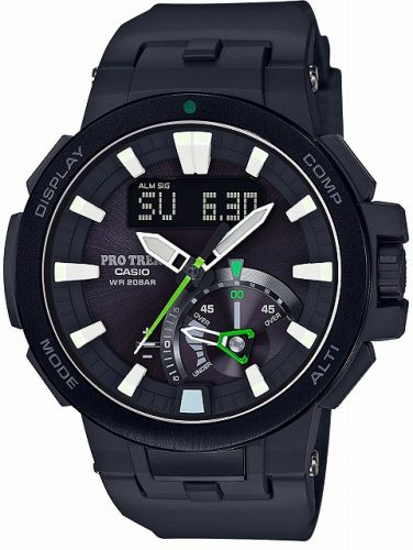 [カシオ]CASIO 腕時計 PROTREK 世界6局対応電波ソーラー PRW-7000-1AJF メンズ　世界時計　サマータイム　ウインタータイム　　　　　　　　　. 