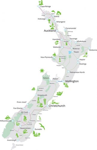 グラマラスヴォヤージュお勧め、ニュージーランドはバス旅行が便利でお得！インターシティ社のフレキシーパスで廻るニュージーランドバス旅行、ニュージーランド旅行、ニュージーランドバス旅行の行き方,予算,費用は無料見積もりに自信の名古屋のオーダーメイド専門旅行会社グラージュへ