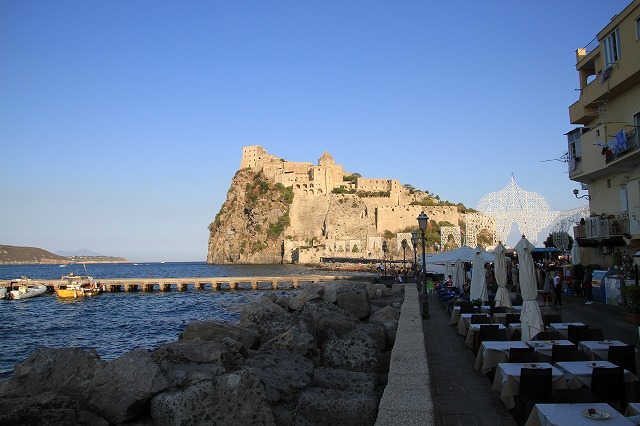 アラゴネーゼ城, Castello Aragonese ,イスキア島,ナポリ