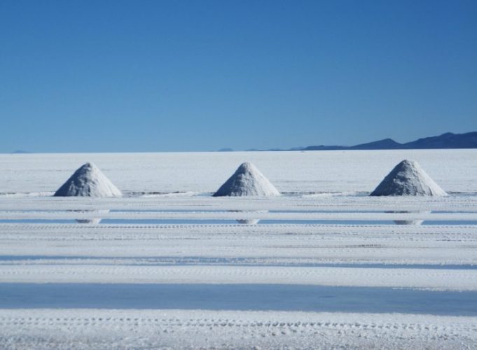 塩工場,お土産の天然塩,ウユニ絶景