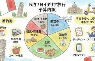 2026最新イタリア旅行の費用と予算。
