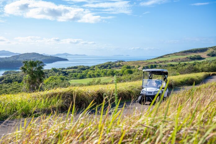 ハミルトン島内はバギーレンタルで自由自在に移動が可能。