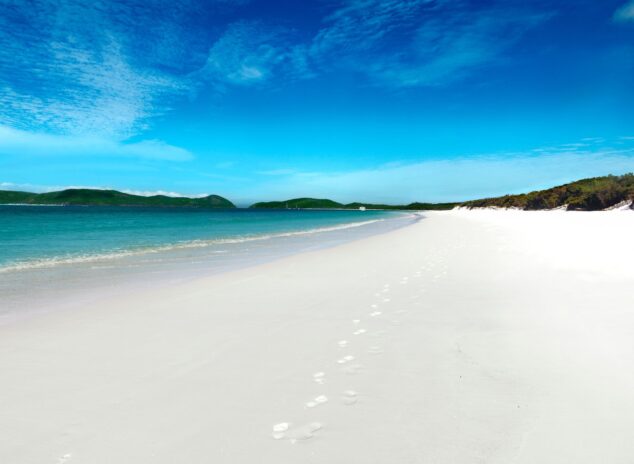 世界一美しいホワイトサンドビーチ。