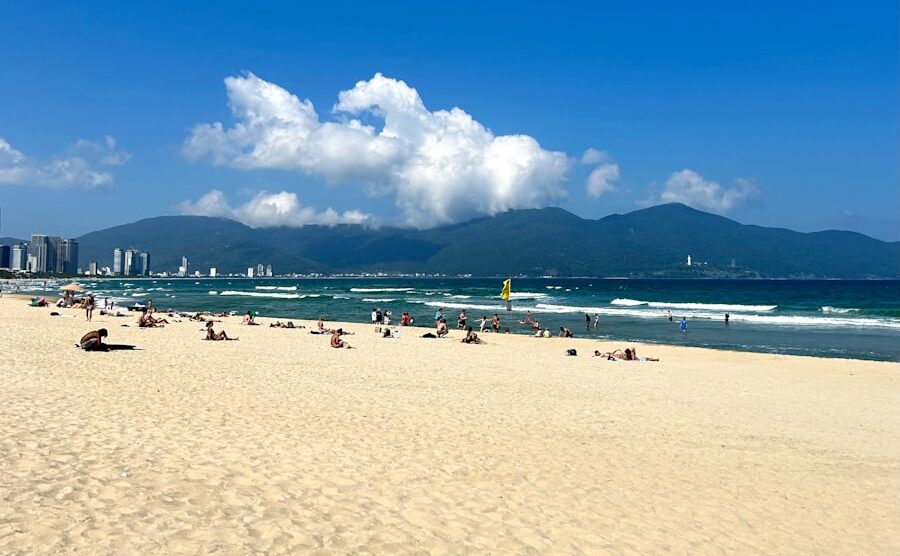 ダナンで最も美しいビーチ。