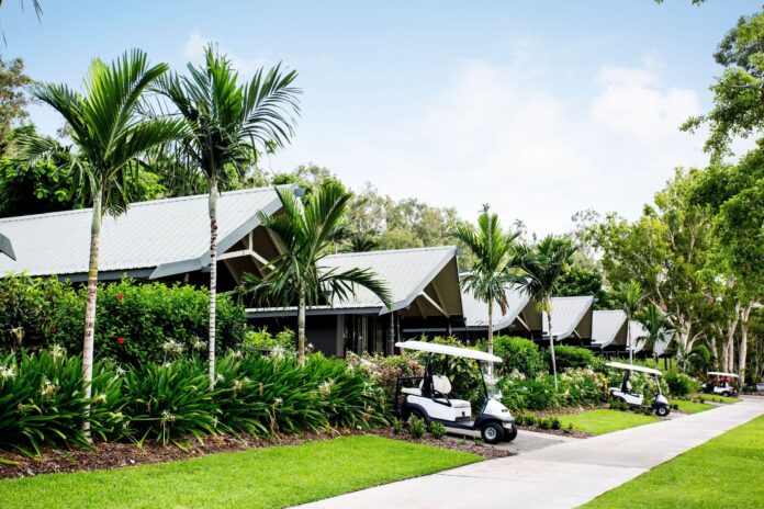 パームバンガローのヴィラ。