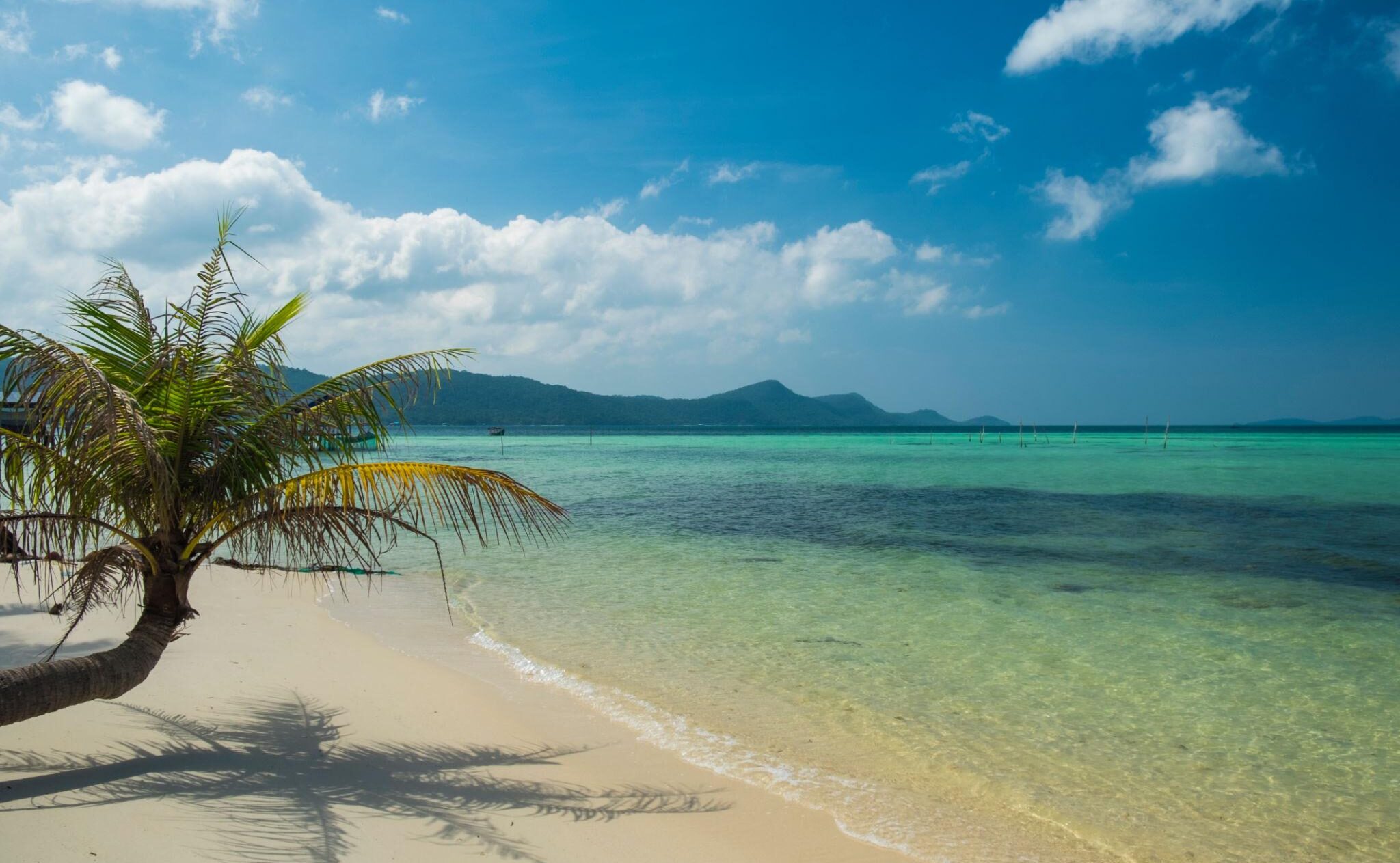フーコック島はベトナム南部にある三角形の島。