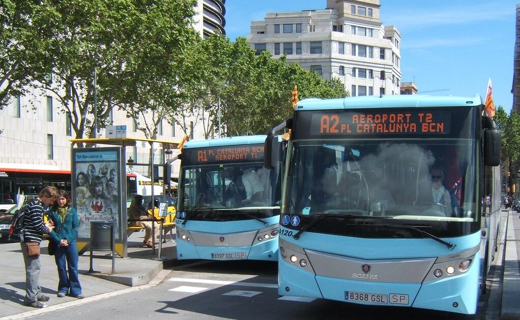 バルセロナの市バス